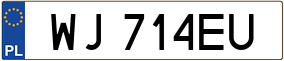 Truck License Plate